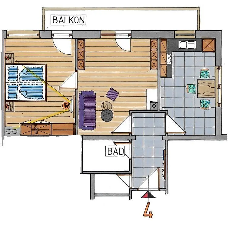 Gasthof-Appartements Vroni - Chiemgau Karte Inzell